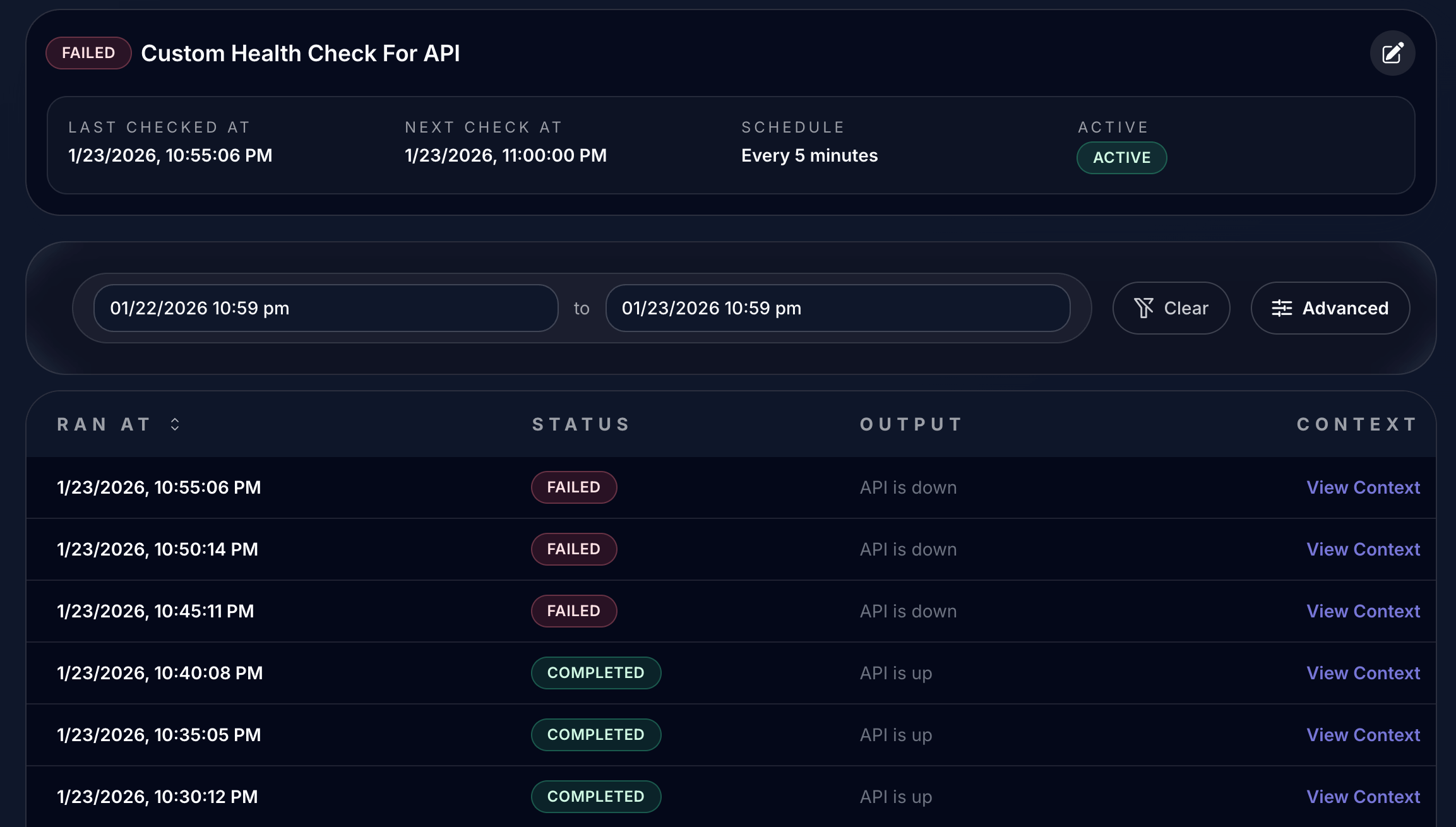 Custom Health Checks for Critical Systems