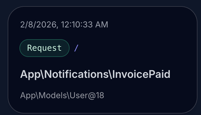 Notification detail